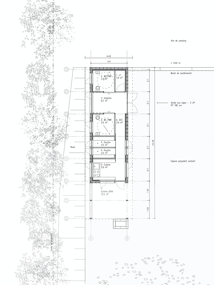2022. « La Ferme de Trielle » - Construction d'une aire de camping et d'une halte - Thiézac (15) - phase APD - avec Germain Brunet.png